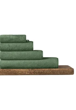 Waschlappen Milano 16x22 dunkelgrün - SCHIESSER Home