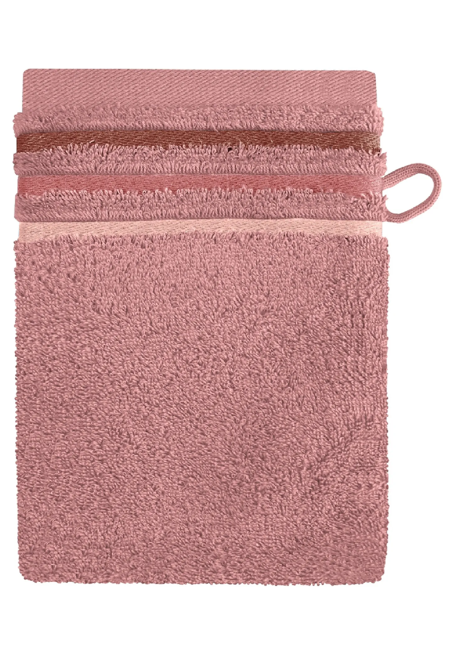 Waschlappen Skyline Color 16x22 altrosa - SCHIESSER Home