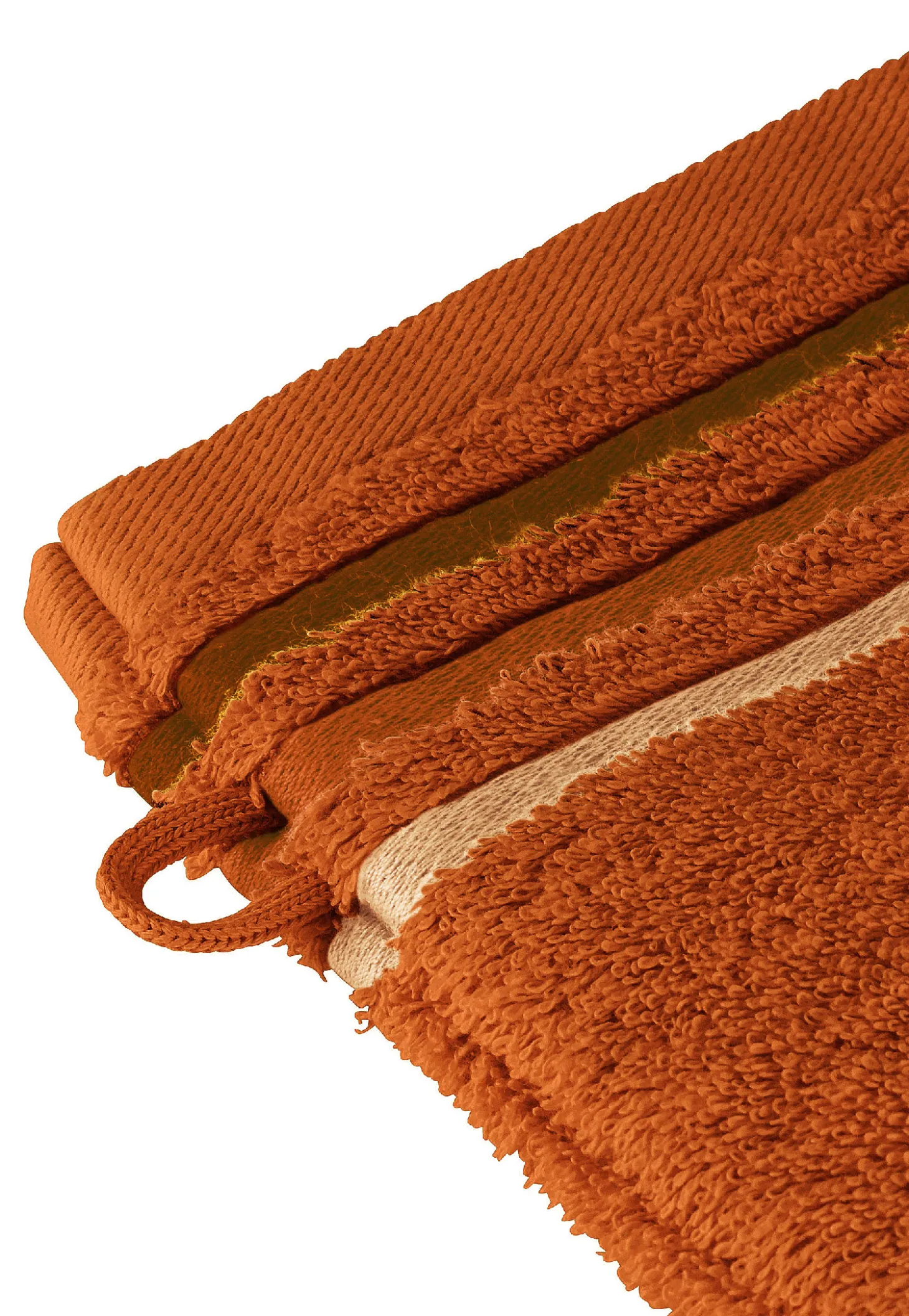 Waschlappen Skyline Color 16x22 kupfer - SCHIESSER Home
