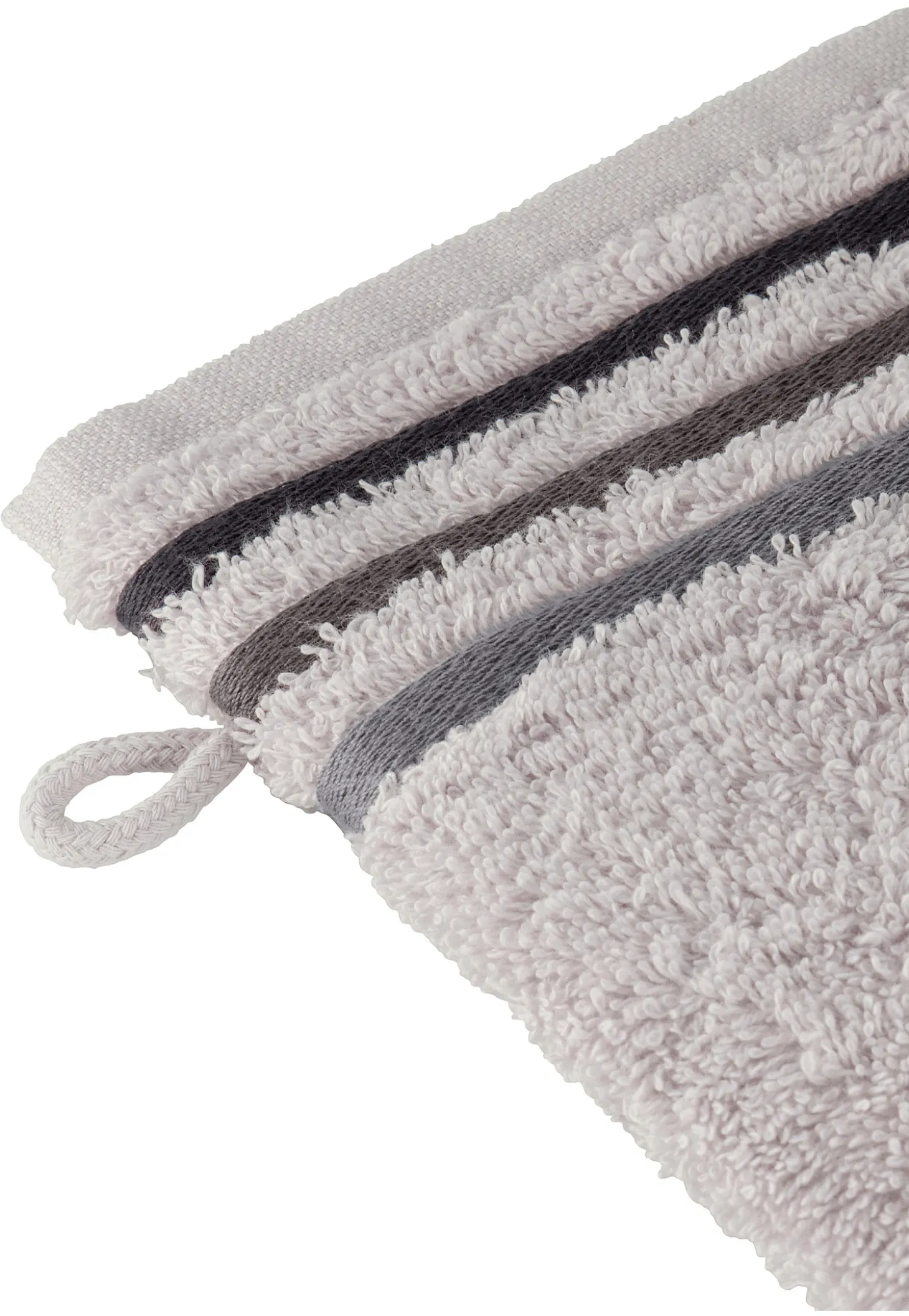 Waschlappen Skyline Color 16x22 silber - SCHIESSER Home