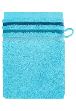 Waschlappen Skyline Color 16x22 türkis - SCHIESSER Home
