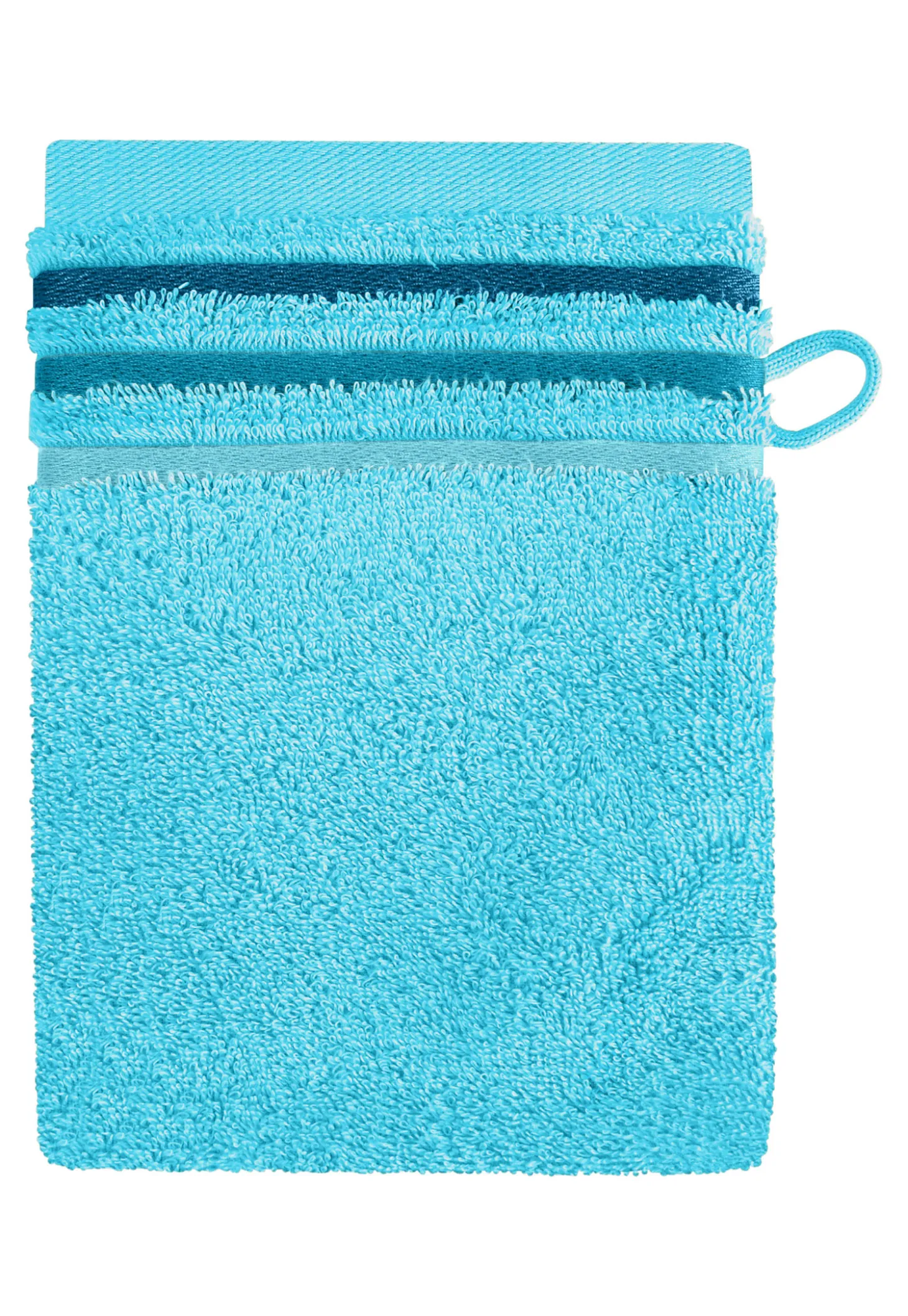Waschlappen Skyline Color 16x22 türkis - SCHIESSER Home