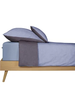 Wende-Bettwäsche 2-teilig Renforcé navy-grau- SCHIESSER Home