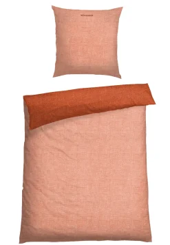 Wende-Bettwäsche 2-teilig Renforcé apricot - SCHIESSER Home