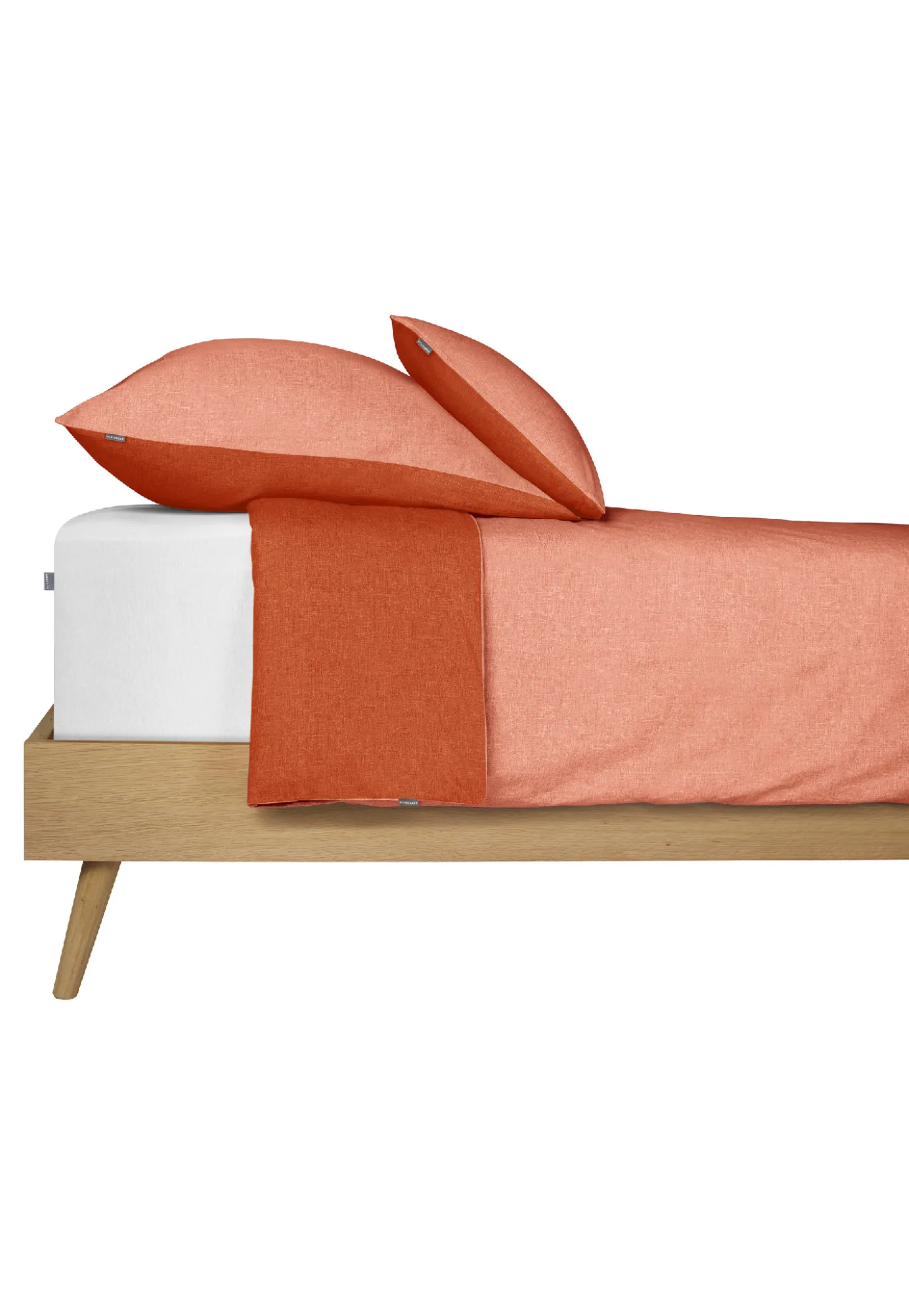 Wende-Bettwäsche 2-teilig Renforcé apricot - SCHIESSER Home